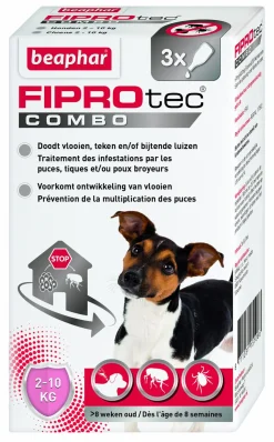 Beaphar Fiprotec Combo Dog 3 pip - Anti vlooien en tekenmiddel
