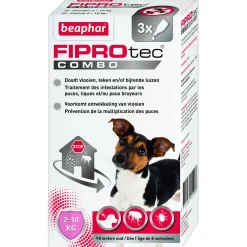 Beaphar Fiprotec Combo Dog 3 pip - Anti vlooien en tekenmiddel