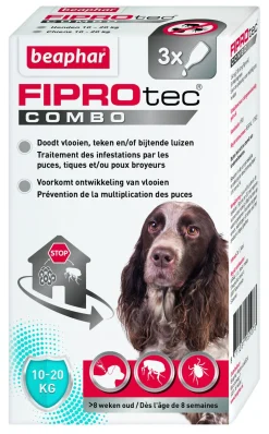 Beaphar Fiprotec Combo Dog 3 pip - Anti vlooien en tekenmiddel