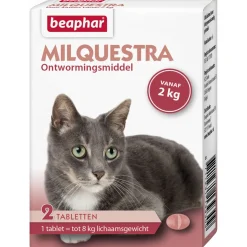 Beaphar Milquestra Kat Rund - Anti wormenmiddel
