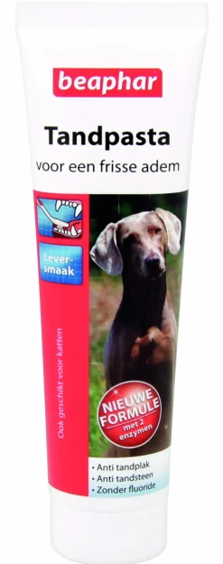 Beaphar Tandpasta - Gebitsverzorging - Lever 100 g