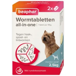 Beaphar Wormtablet All In One Hond Rund - Anti wormenmiddel