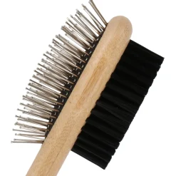 Beaubeau Dubbelzijdige Borstel Bamboo - Verzorging - 19x5.2x3 cm Small