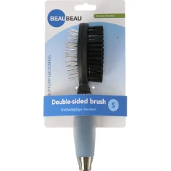 Beaubeau Dubbelzijdige Borstel Softgrip - Verzorging - 21.5x5.5 cm Small