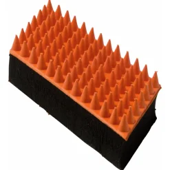 Beaubeau Rubber Borstel - Verzorging - 12x4.6x2.4 cm Oranje