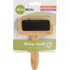 Beaubeau Slickerborstel Bamboo - Verzorging - 22x6 cm Medium