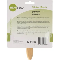 Beaubeau Slickerborstel Bamboo - Verzorging - 23.5x7 cm Large