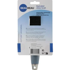 Beaubeau Slickerborstel Dubbelzijdig Softgrip - Verzorging - 19.5x4.7 cm Small