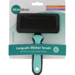Beaubeau Slickerborstel Lange Tand - Verzorging - 18x12 cm Large