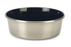 Beeztees Eetbak Rvs Not Fat Hond Zwart - Hondenvoerbak