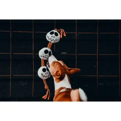 Beeztees Halloween Spookjesballen Touw - Hondenspeelgoed - 56x10 cm Multi-Color