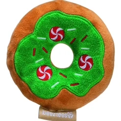 Beeztees Kerst Donut - Hondenspeelgoed - 12x12x3 cm Multi-Color