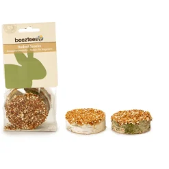 Beeztees Knaagburger Berk - Knaagdiersnack - Wortel Pastinaak 2 stuks