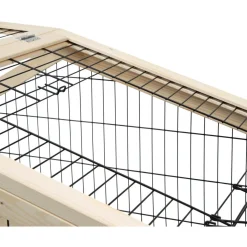 Beeztees Konijnenkooi Mex - Dierenverblijf - 116x54x65 cm Zwart Blank