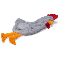Beeztees Paas Flatino Kip Jip - Hondenspeelgoed - 40 cm Grijs