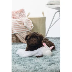 Beeztees Puppy Eenhoorn - Hondenspeelgoed - Wit