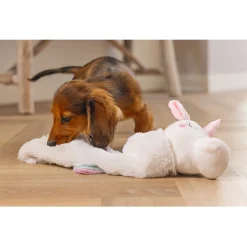 Beeztees Puppy Eenhoorn - Hondenspeelgoed - Wit