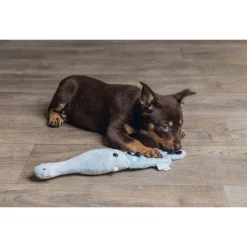 Beeztees Puppy Flatino Krokodil - Hondenspeelgoed - 35.5x8x3 cm 25 g Groen