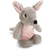 Beeztees Puppy Kangoeroe Ravi - Hondenspeelgoed - 31x16x16 cm 88 g Grijs