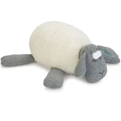 Beeztees Puppy Knuffel Heartbeat - Hondenspeelgoed - 35x20x14 cm Grijs Wit