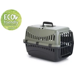 Beeztees Reismand Gipsy Eco - Kattenvervoersbox - 46x31x32 cm Groen