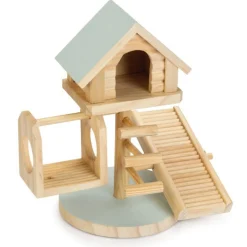 Beeztees Speelhuisje Lovy - Speelgoed - 21x15.5x21 cm Mintgroen