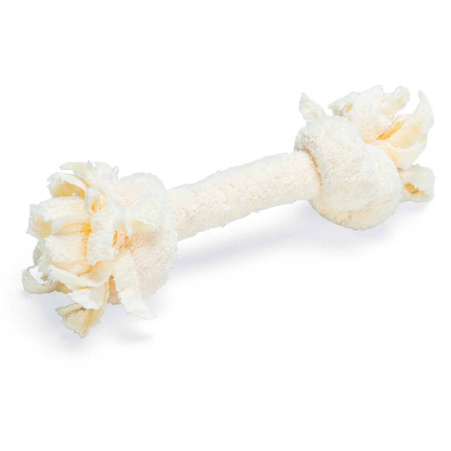 Beeztees Speeltouw 2 Knopen - Hondenspeelgoed - Beige