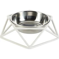 Beeztees Voederbak Puroni - Hondenvoerbak - Ø15 cm Wit