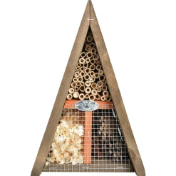 Best For Birds Driehoekig Insectenhotel - Nestkast - Bruin