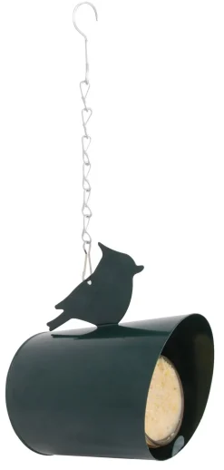 Best For Birds Pindakaas Huisje Metaal - Voederhuis - 14.6x10.2x15.5 cm Groen