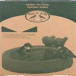 Best For Birds Vogelbad Beton - Drinkbak - Ø29x8.8 cm 5.15 kg Grijs