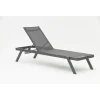 Bestgarden Ligbed Lounger - Tuinmeubelen - Antraciet