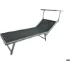 Bestgarden Loungestoel Nizza - Tuinmeubelen - 189x61x38 cm Antraciet
