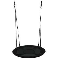 Bestgarden Nestschommel - Speeltoestellen - Ø100 cm Zwart