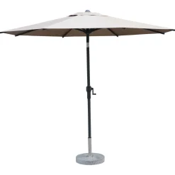 Bestgarden Parasol Aluminium - Tuinmeubelen - Ø3 m Taupe