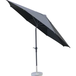 Bestgarden Parasol Aluminium - Tuinmeubelen - Ø3.5 m Zwart