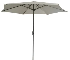 Bestgarden Parasol Aluminium - Tuinmeubelen - Ø3 m Ecru