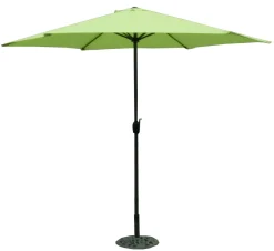 Bestgarden Parasol Aluminium - Tuinmeubelen - Ø3 m Lime