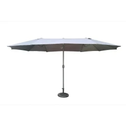 Bestgarden Parasol Aluminium Rechthoek - Tuinmeubelen - Ø2.7x4.6 m Antraciet