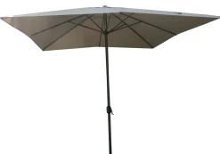Bestgarden Parasol Aluminium Vierkant - Tuinmeubelen - 3x3 m Taupe