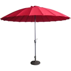 Bestgarden Parasol Shanghai - Tuinmeubelen - Ø3 m Rood