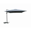 Bestgarden Zweefparasol Aluminium Vierkant - Tuinmeubelen - 3x3 m Antraciet