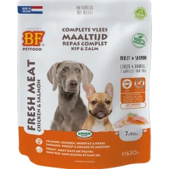 Bf Vleesvoeding Compleet - Hondenvoer - Zalm 7x90 g