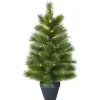 Black Box Trees Kerstboom Led 20 Lamps - Kunstgroen - 60x33 cm Groen 20 led