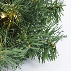 Black Box Trees Krans Led 20 Lamps Tips 90 - Kunstgroen - 45 cm Groen