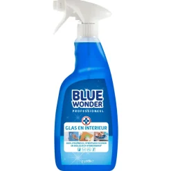 Blue Wonder Professioneel Glas- En Interieur-Reiniger Spray - Schoonmaakmiddelen - 1 l