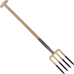 Boerenbond Spitvork 4 Tands T.T. - Bodembewerkers - Zilver