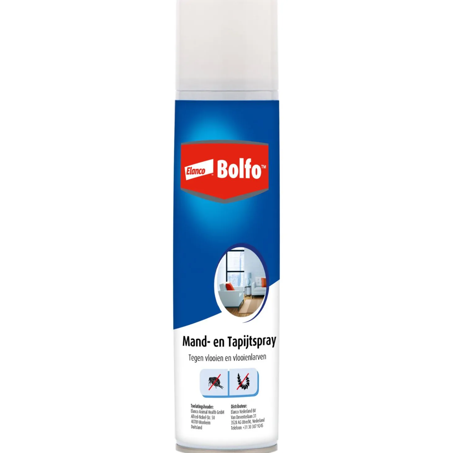 Bolfo Mand En Tapijtspray - Anti vlooienmiddel - 400 ml