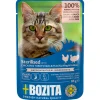 Bozita Feline Pouch Indoor C&T In Sauce - Kattenvoer - 85 g