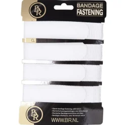 Br Bandagesluitingen - Paardenverzorging - Wit 4 stuks